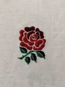Ein guter Preis. Custom Logo Prägung Gummi Stempel für Kleidung Rose Style Online