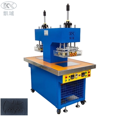 KY-0202 Metallblaue Silikonprägungsmaschine zum Priten von Bekleidungsetiketten