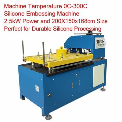 Ein guter Preis. Maschinentemperatur 0C-300C Silicone Embossing Machine 2.5kW Leistung und 200X150x168cm Größe Perfekt für die dauerhafte Silikonverarbeitung Online