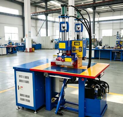 8 kW wassergekühlte Hochfrequenz-Prägemaschine mit pneumatischem Druck für Etikettendesign